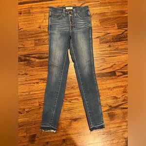 Madewell High Rise Skinny Jeans